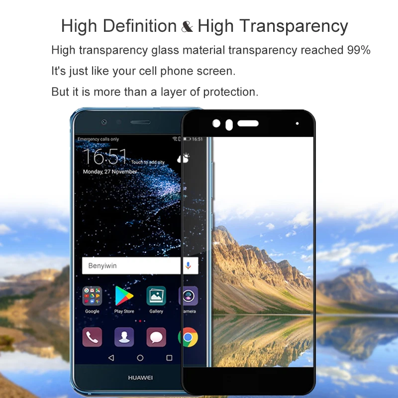 Закаленное стекло для Huawei P10 Lite 5 20 Дюйма 9H 2 шт.|Защитные стёкла и плёнки телефонов|