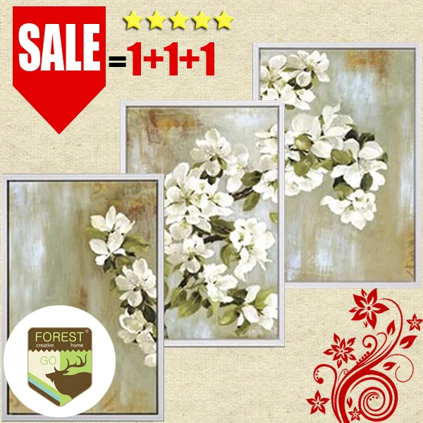 Современный простой стиль Декор Картина 3 Триптих столовый фон картина коридор