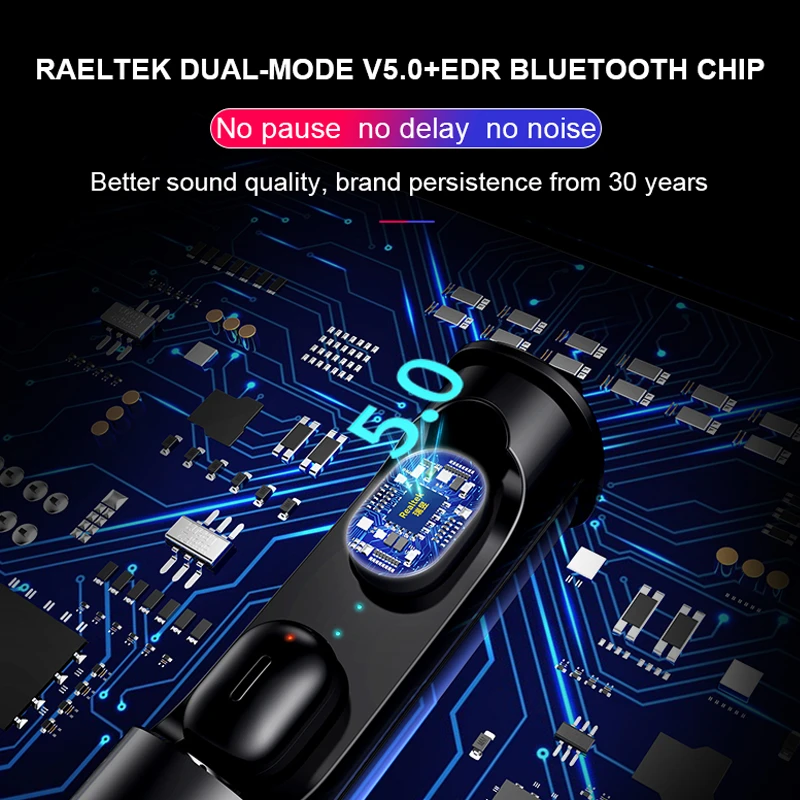 Мини T1 TWS V5.0 Bluetooth наушники 3D настоящие беспроводные стерео с микрофоном