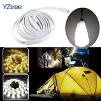 portable waterproof led strip 1 5m dc5v usb flexible smd 2835 led rope light for outdoor camping hiking tent lantern lamp lights