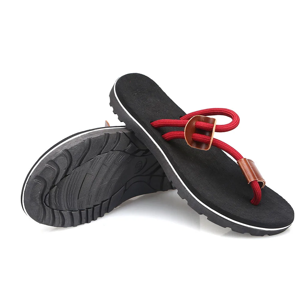 SAGACE/мужские летние модные стильные портативные вьетнамки на плоской подошве