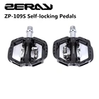 Педали для велоспорта ZERAY, без туклипсов, для горных велосипедов, самоблокирующиеся педали, ZP-109S SPD, совместимые педали Запчасти для велосипеда, обновленные ZP-108S