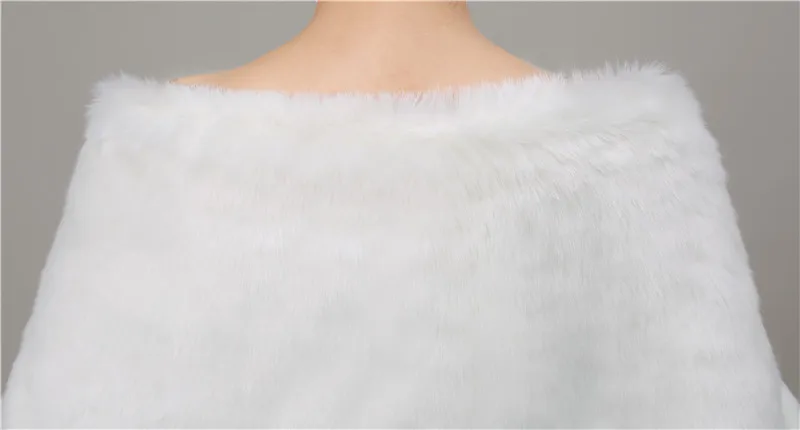 Накидка на свадьбу Forevergracedress накидка из искусственного меха осень и зиму 2018|faux fur