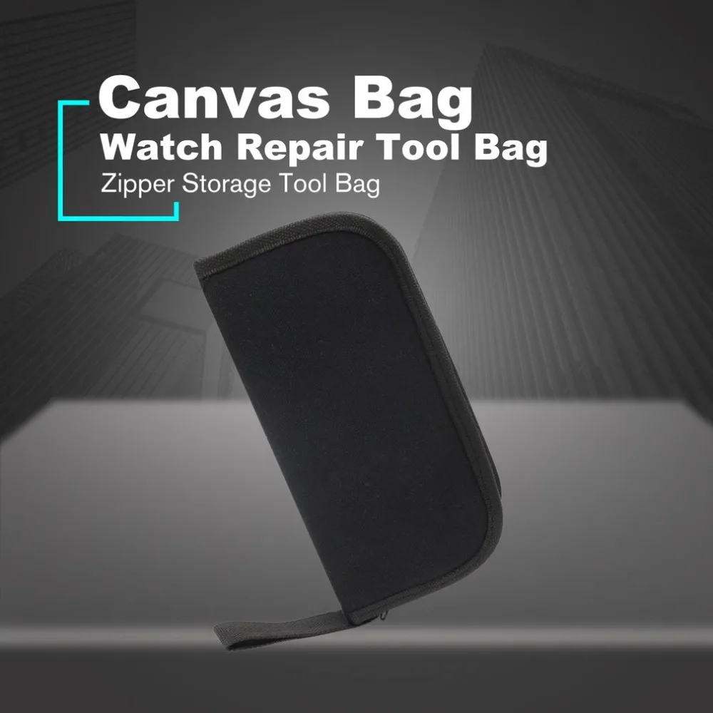 Многофункциональная Холщовая Сумка для ремонта часов Портативная сумка