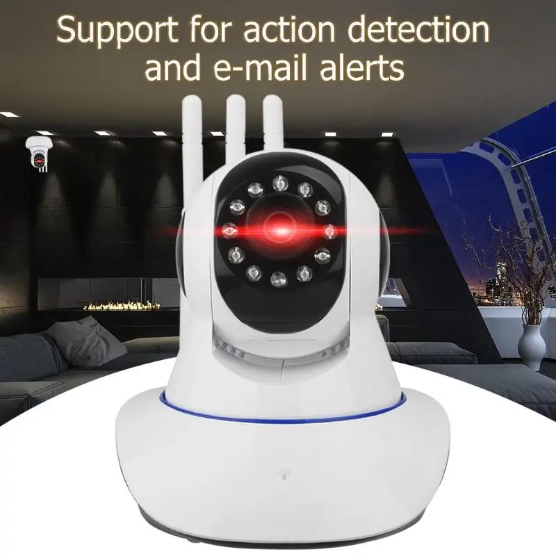 1080P IP камера Q6 беспроводная WiFi 2MP наблюдения Домашняя безопасность ночное видение