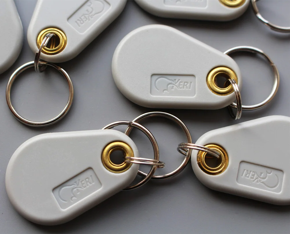 10 шт. 125 кГц EM4305 T5577 RFID перезаписываемый жетон брелок для ключей перезаписываемая