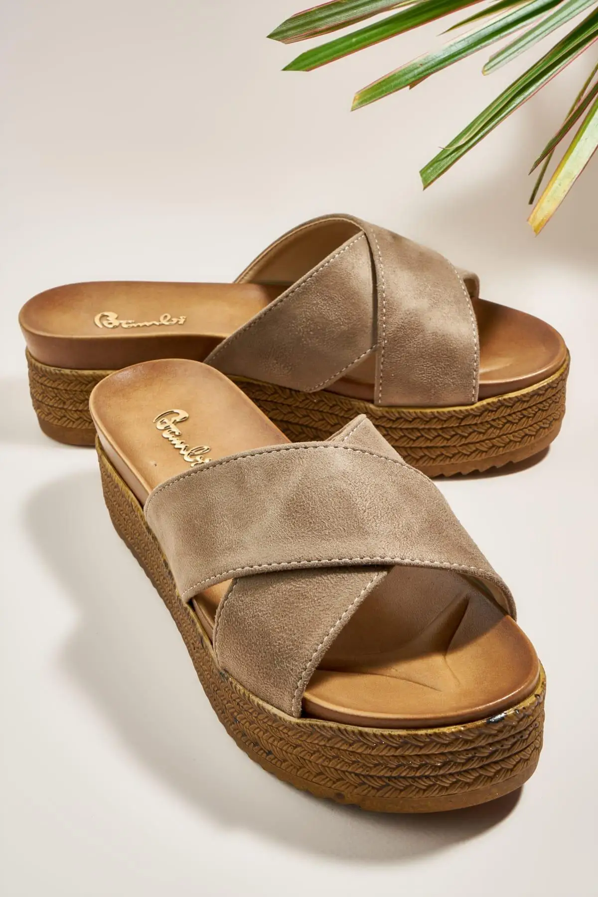 Женские тапочки Bambi Mink H0641555565|Тапочки| |