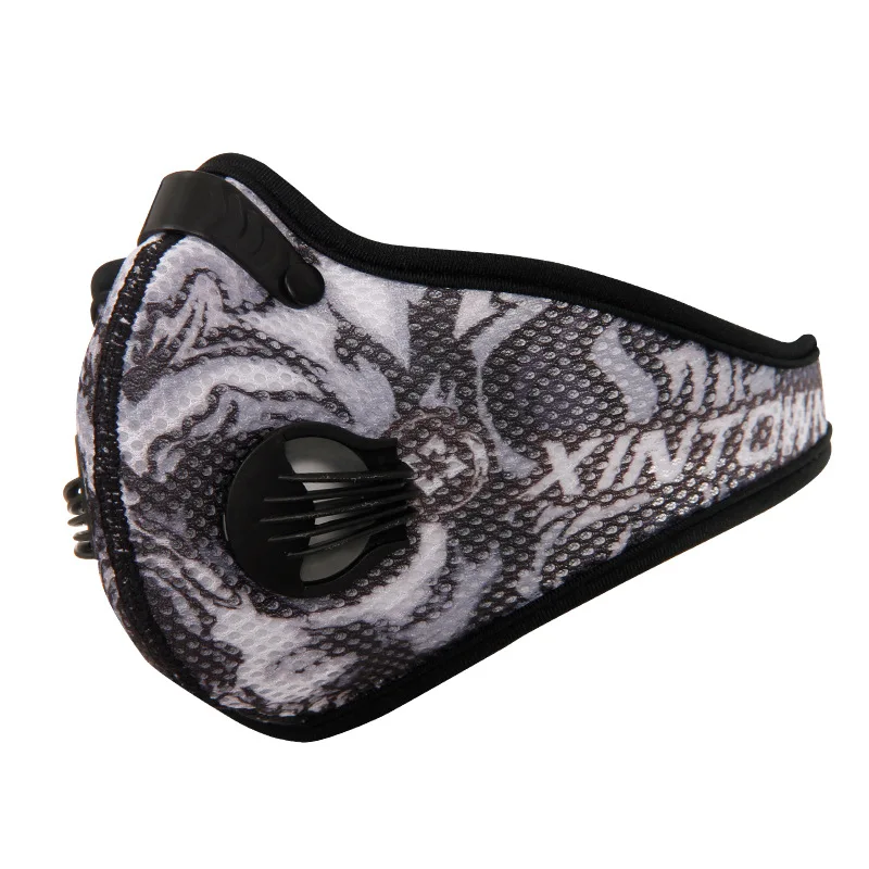 XINTOW Cycling Mask With Air Filter Sport Face Training Bicycle Running Jogging Facemask Anti Pollution Half | Спорт и развлечения