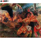 Полностью квадратная круглая дрель 5D DIY Алмазная картина гопаль танец вышивка крестиком Мозаика домашний Декор подарок ZX