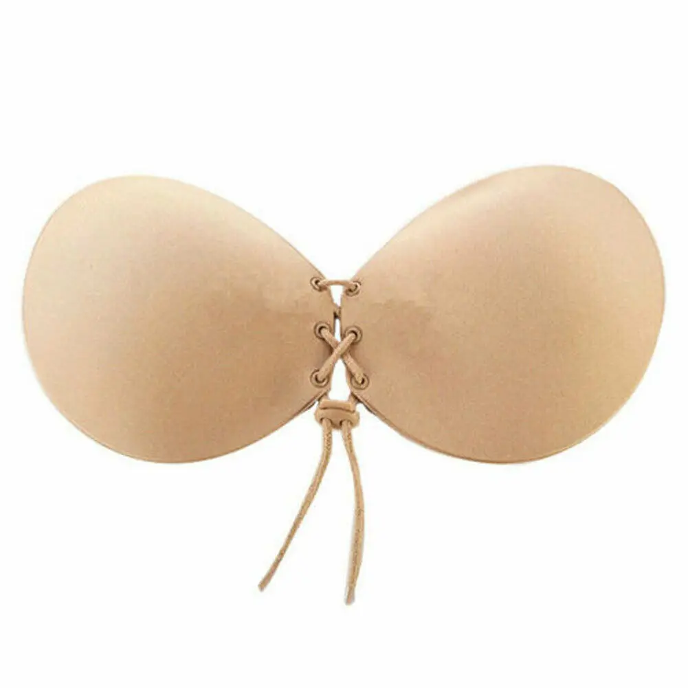 Бесшовный самоклеящийся бюстгальтер без бретелек пуш ап косточек сексуальное нижнее белье Невидимый