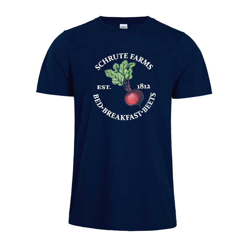 Круглая футболка с изображением моркови ферм EST.1812 BEETS подарок фермерам хлопковая