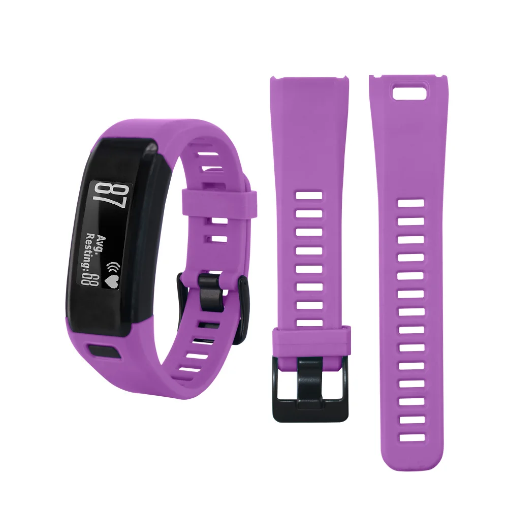 FIFATA для часы Garmin vivosmart HR Группа Силиконовый ремешок для часов для Garmin Vivo Смарт HR спортивный автоматизированный браслет Фитнес трекер