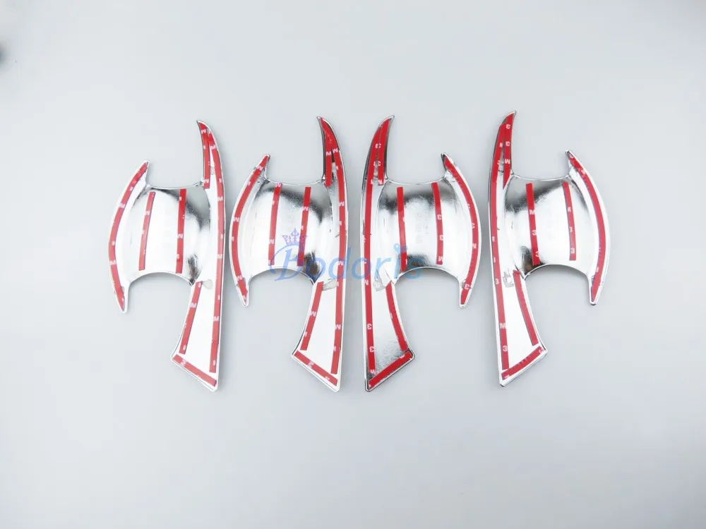 Дверная ручка Чаша вставка отделка панель ABS Хром Стайлинг автомобиля 2016 2017 2018