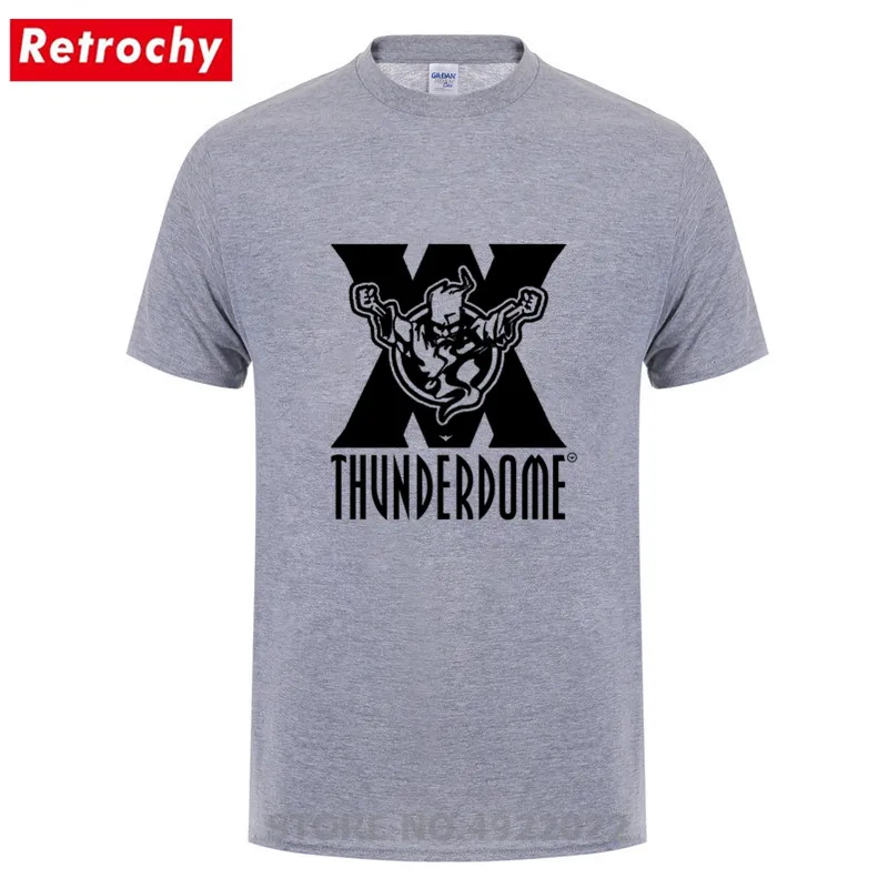 Оригинальная Винтажная Футболка thunderdome Hardcore Techno gabber Повседневная футболка с