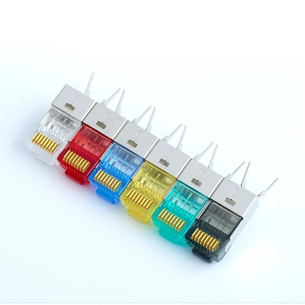 Сетевой кабель RJ45 с кристальной головкой соединитель позолоченным покрытием для