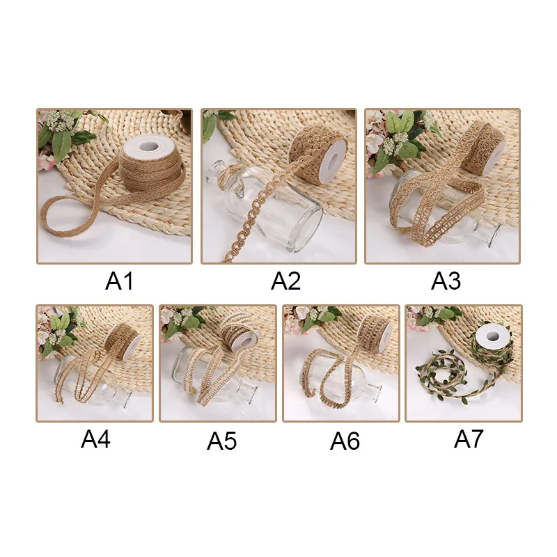 Шпагат из натурального джута веревка джутовой ленты шнуры нить для рукоделия