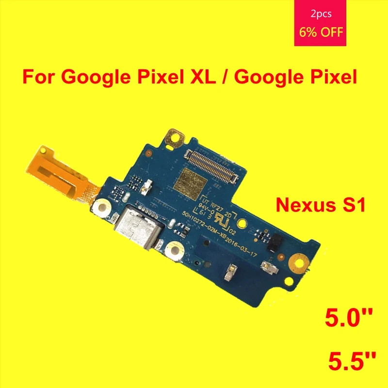 Оригинальный порт для зарядной док-станции USB HTC Google Pixel XL 5 0 'ɵ 5'' Nexus S1