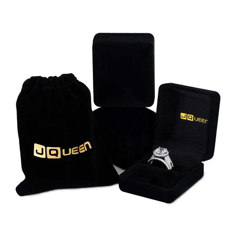 JQueen 3.45ct 925 пробы Серебряное кольцо набор Винтажное кольцо Круглый Белый топаз ювелирные изделия обручальные кольца для женщин s925 серебро