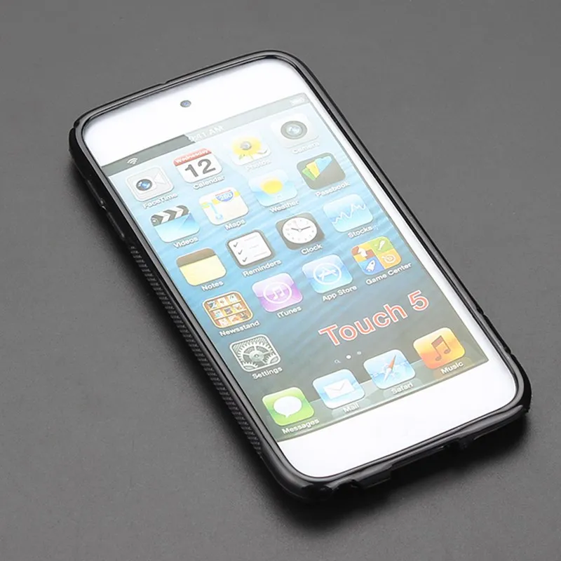 6 Color S Line Gel TPU Slim Soft Anti Skiding Case Back Cover For iPod Touch 5 Mobile Phone Rubber silicone Bag Coque Fundas |