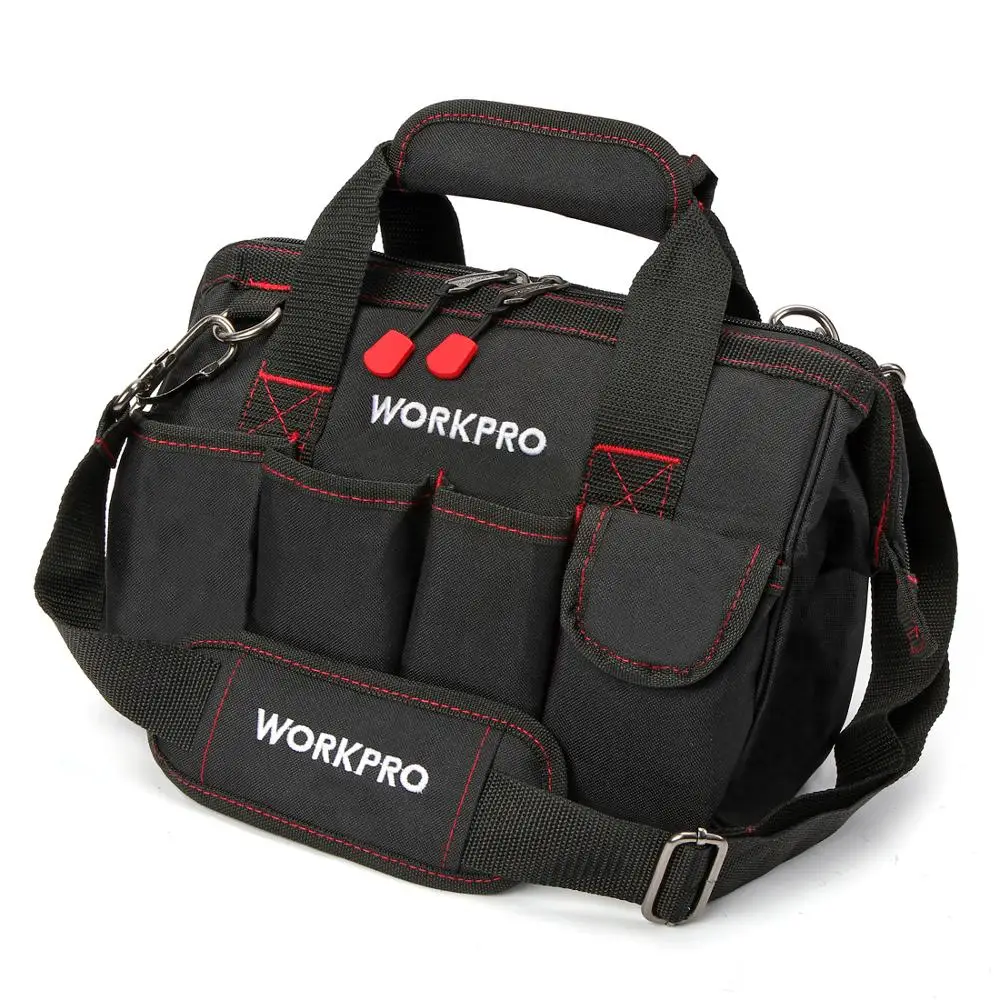 WORKPRO 12 дюймов сумка для инструментов 600D полиэстер электрик Наплечная Сумка Наборы инструментов сумка
