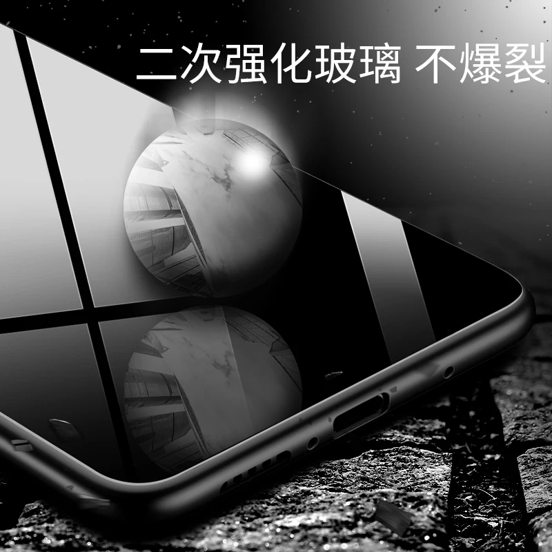 KIYLCZXYCM для huawei Коврики 10 случае Роскошные Стекло задняя крышка Жесткий чехол