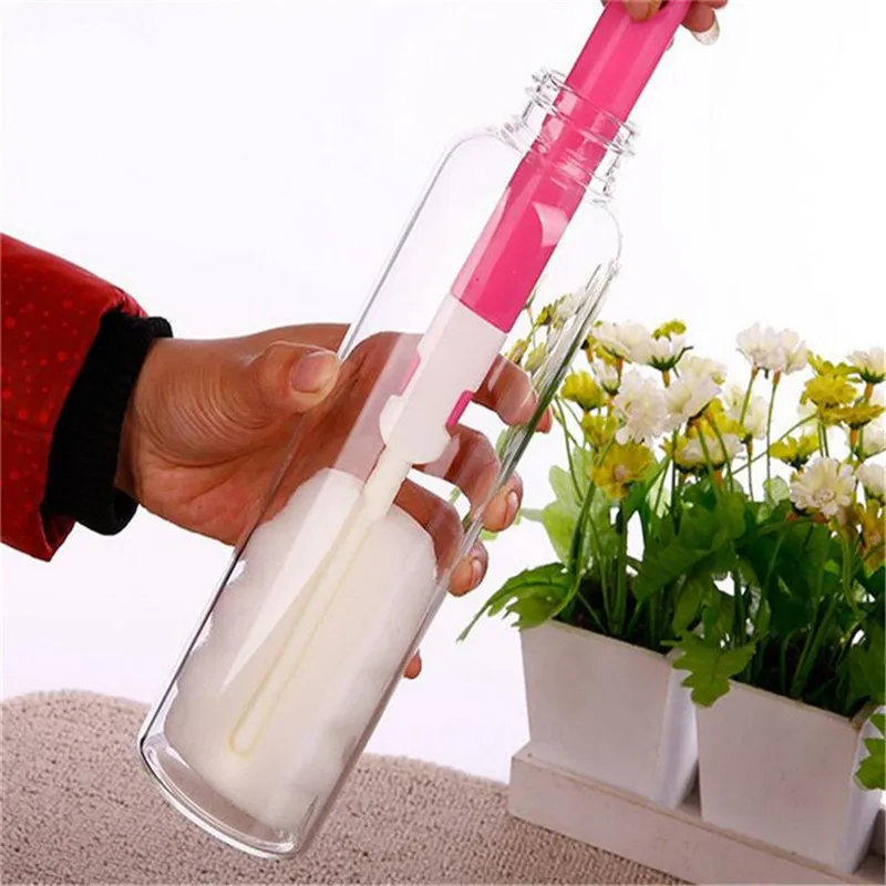 Съемная губка для мытья посуды губки волшебная стеклянных бутылок 1 шт.|sponge