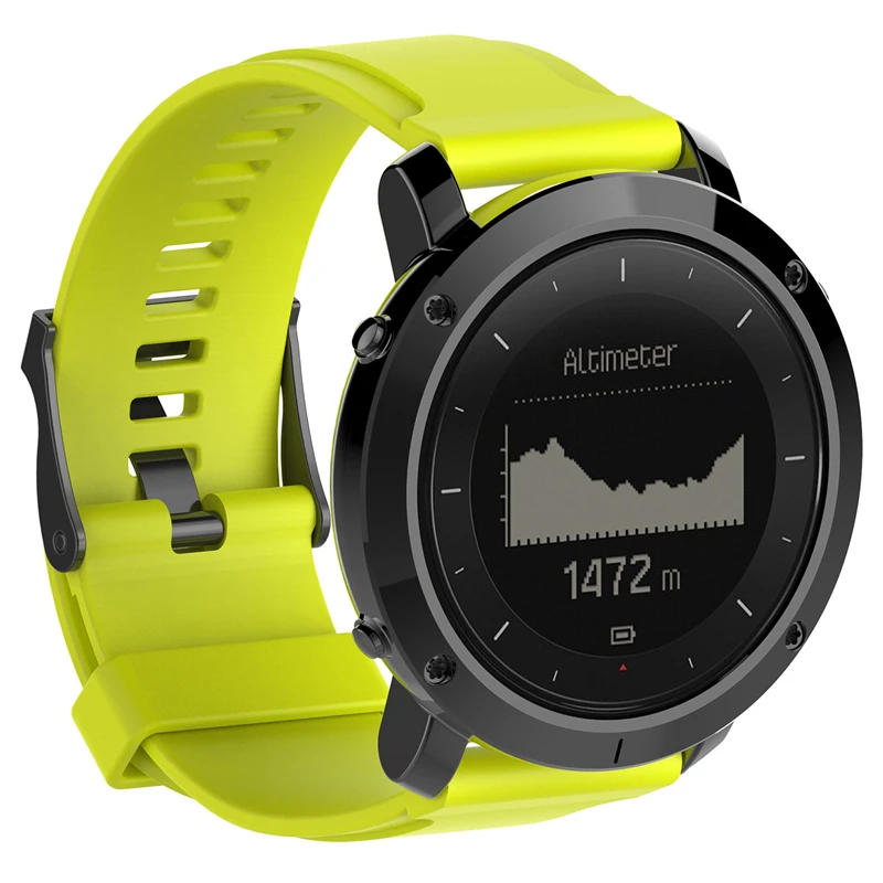 Bemorcabo силиконовый сменный ремешок для часов, фитнес-браслет для Suunto Traverse/Traverse Alpha gps, наружные часы