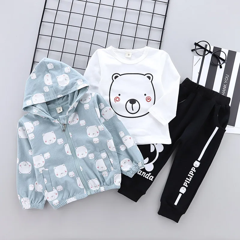 Одежда высокого качества для маленьких мальчиков 2019 г. новый весенне-осенний