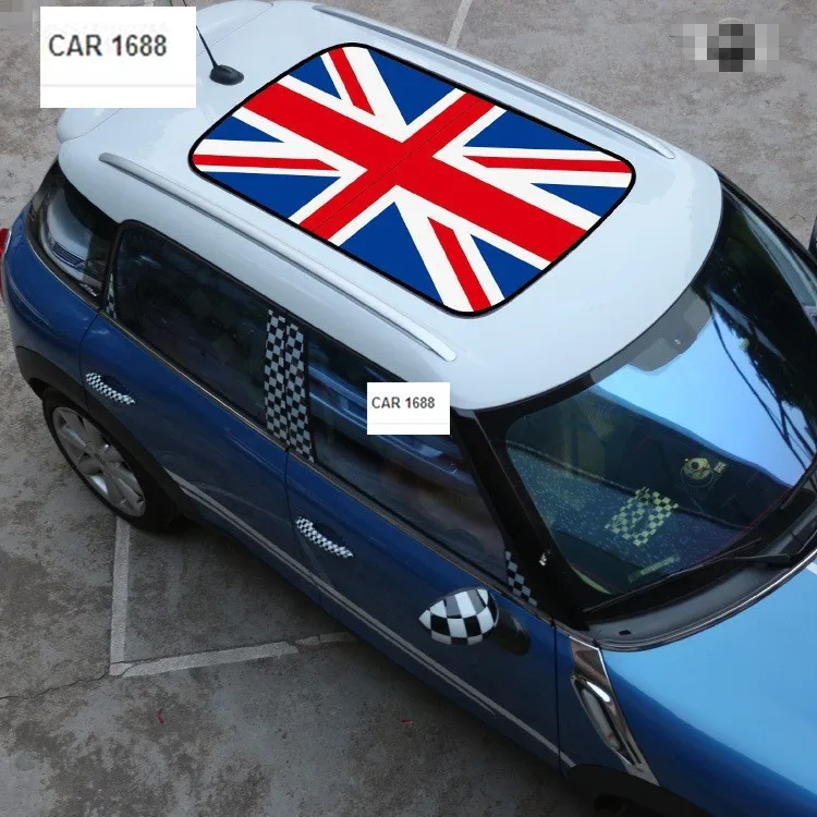 Для Mini cooper R55 R56 R57 R58 R61 R60 F56 F55 автомобильные наклейки на крышу аксессуары
