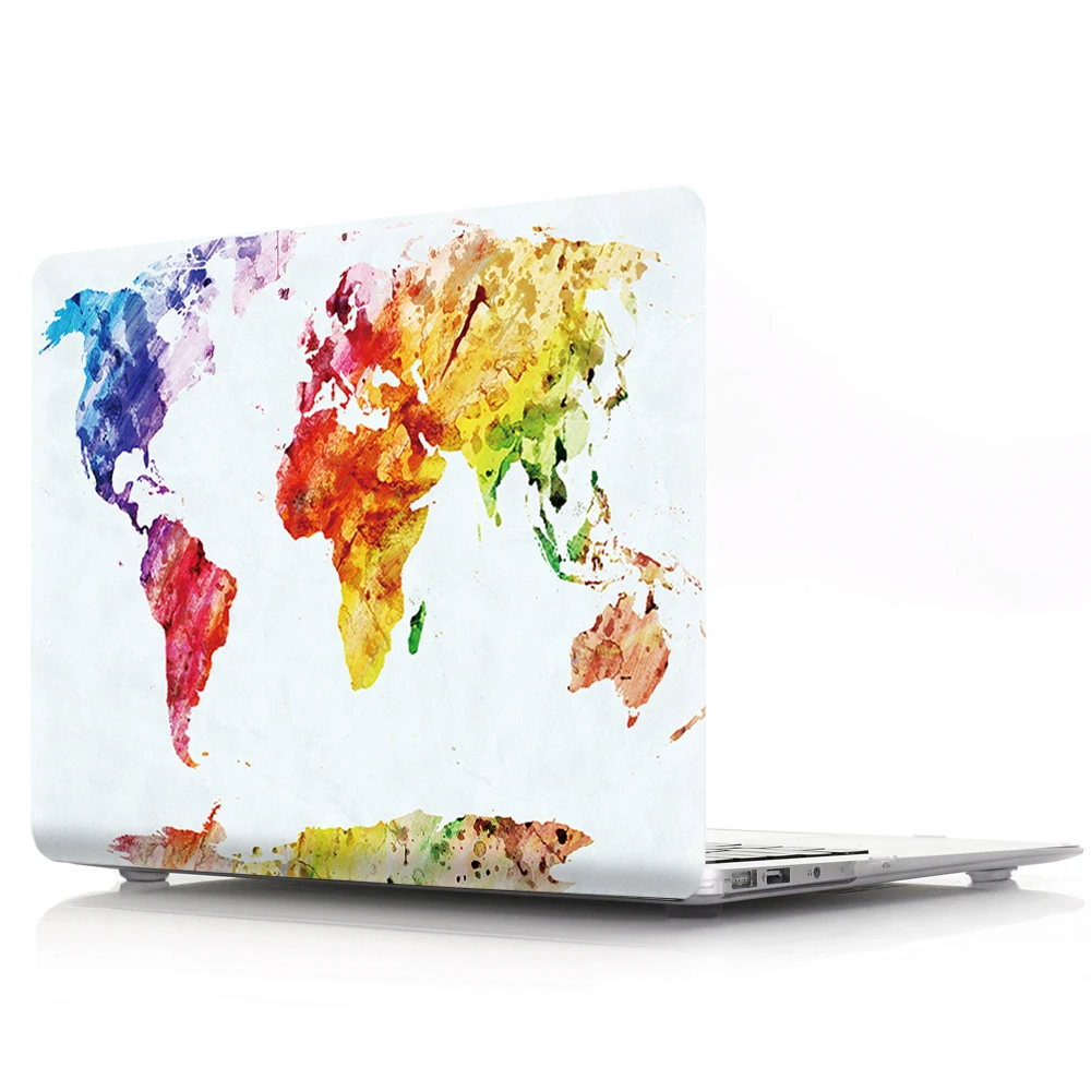 Чехол для macbook Pro 13 15 2017 чехол карта мира ноутбука 2018 A1989 A1990 A1707 A1706 | Компьютеры и