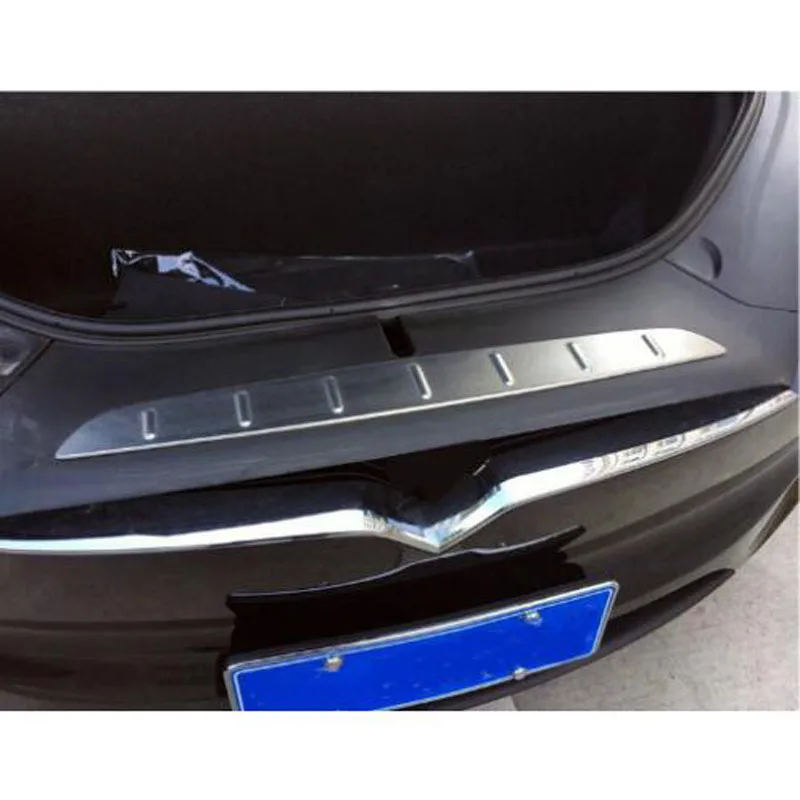 Новинка для Tesla MODEL X 2016 2018 2 шт. Передняя защитная накладка из нержавеющей стали