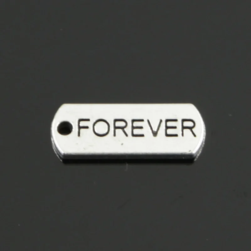 10 шт. брелоки forever faith hope brave love blessed believe dream бесстрашные для всей семьи 2х8 мм