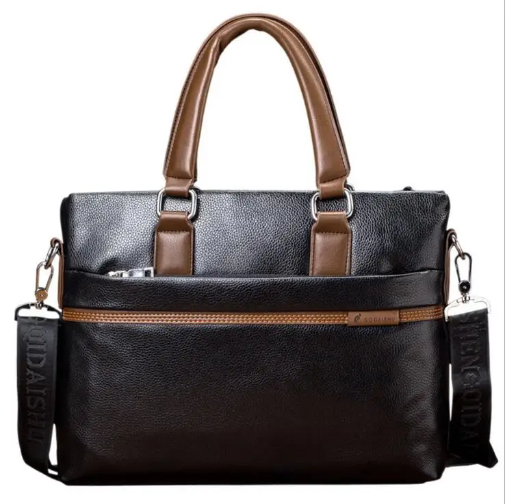 2016 Новый Человек Сумка Из Натуральной Кожи Бизнес Мужчин Компьютер тонкий ad