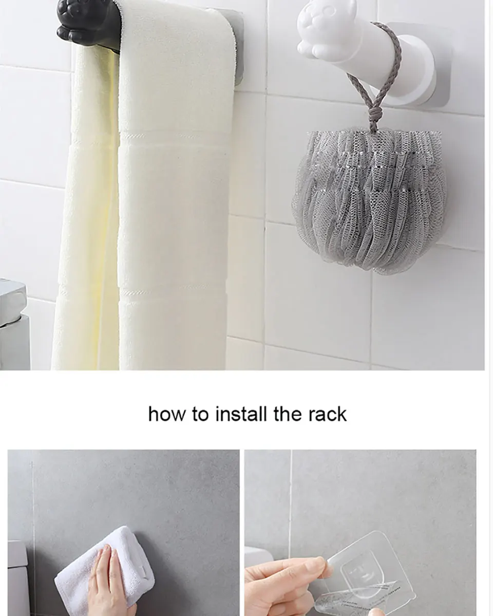 New Cute Toilet Paper Rack Collection Rack Household Toilet paper Mounting Rack Plastic Tissue Rack Toilet Paper Roll