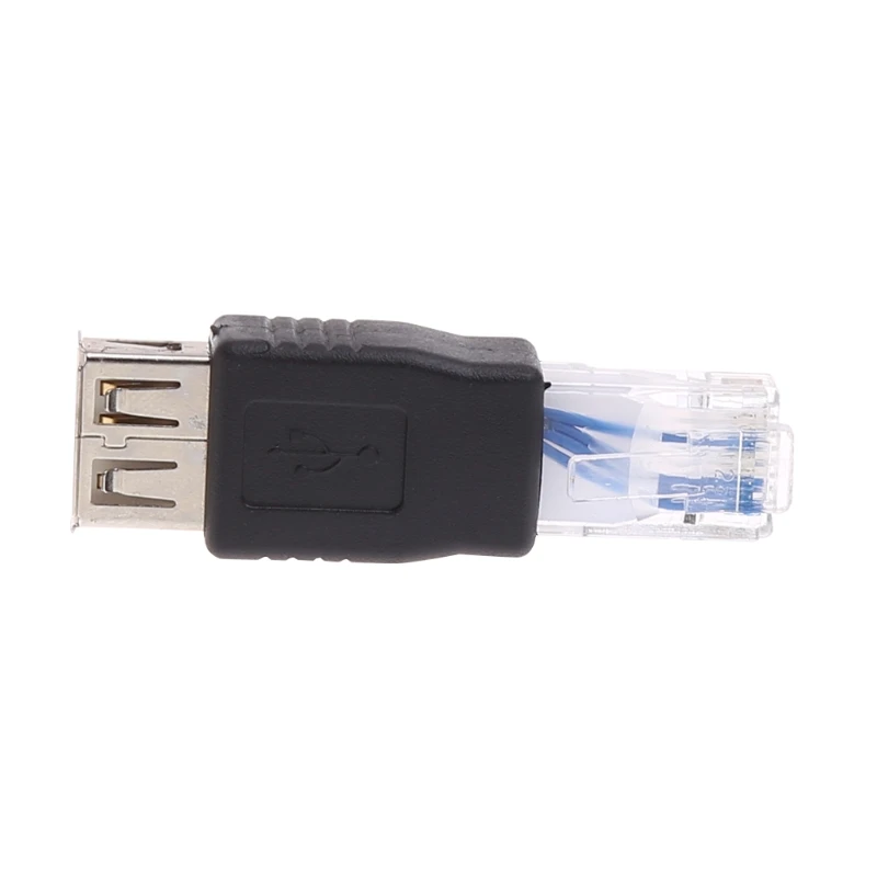 1 шт. Новый TCAM USB тип A гнездо к RJ45 папа Ethernet LAN сетевой маршрутизатор розетка