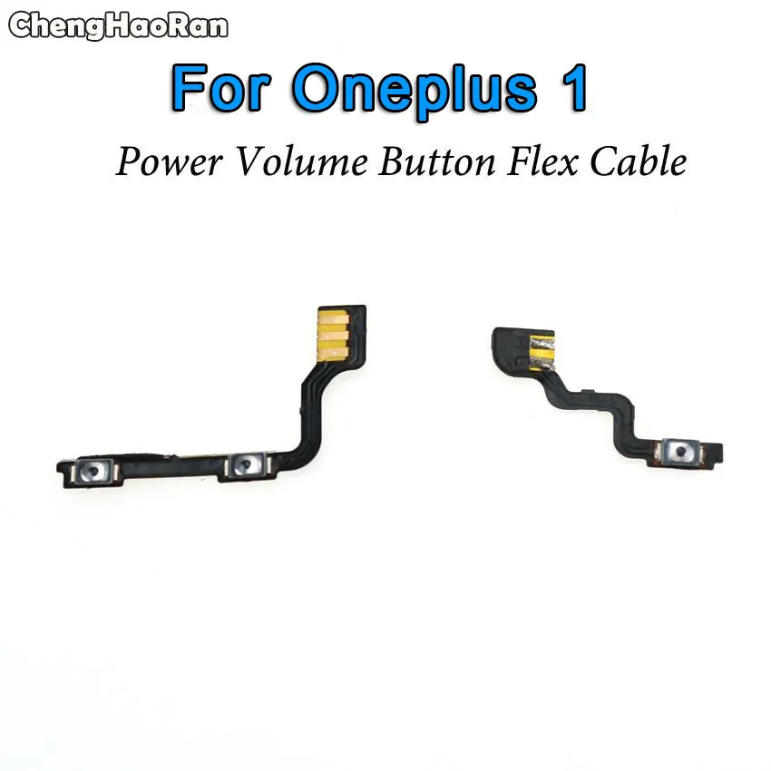 For Oneplus 1 ChengHaoRan кнопка включения/выключения громкости вверх/вниз гибкий кабель для OnePlus One 1 2 3 3t 5 5T 6T X A0001 A3000 Запасная часть - Цвет: For Oneplus 1