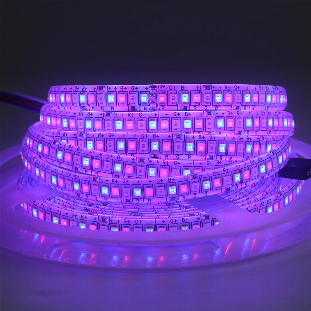 

Flexible LED Strip light 5M 2835 SMD DC 12V 24V 234/240 Leds/m LED Tape Lamp Brighter than SMD 3528 RGB LED Ribbon String light
