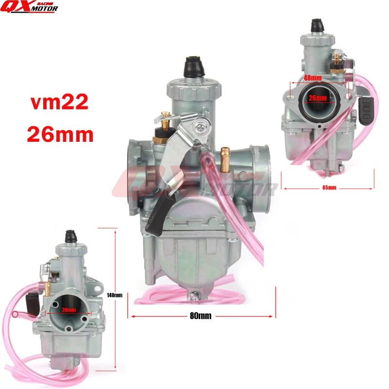 Карбюратор Mikuni VM22 PZ26 26 мм карбюратор для мотоцикла 125 140 150 160cc|Карбюратор| |
