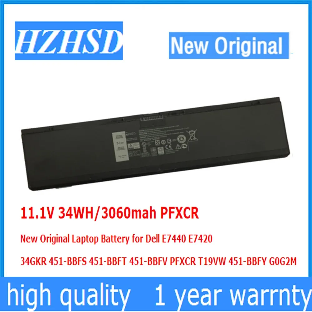 

11.1V 34WH/3060mah PFXCR New Original Laptop Battery for Dell E7440 E7420 451-BBFS 451-BBFT 451-BBFV PFXCR T19VW G0G2M