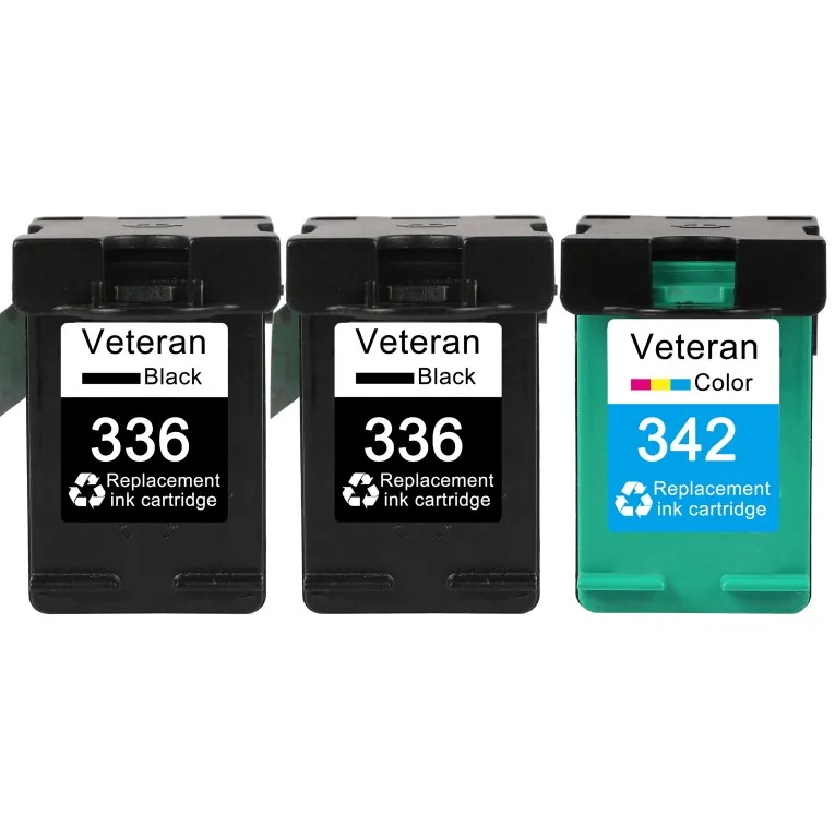 2x 336 and 342 Ветеран, совместимый с hp 336 342 чернильный картридж для hp Deskjet 5440 5420 D4100 кгс 1500 1510 1600 1610 2710 2575 C3180 принтер - Цвет: 2x 336 and 342
