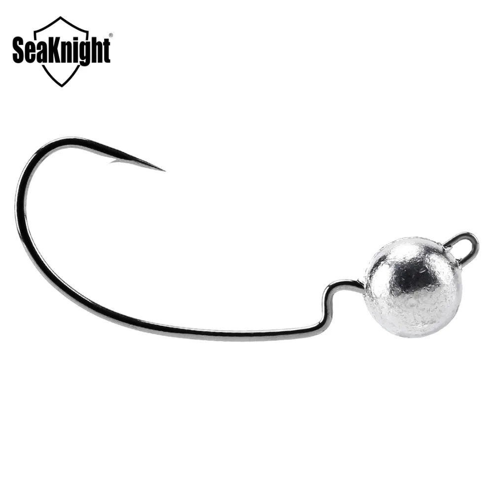 SeaKnight SK03 кренк джиг голова крюк 20 шт./лот рыболовные крючки 3,5 г 5 г 7 г свинцовая джиг приманка мягкий червь рыболовные Крючки рыболовные снасти