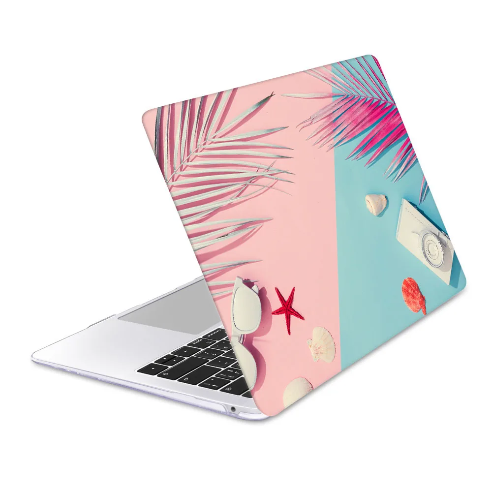 Z304 Цветной чехол для ноутбука MacBook 12 дюймов Air 11 Air 13 A1466 A1932 retina 13 15 Pro 13,3 15 Touch bar пластиковый жесткий чехол - Цвет: Z304