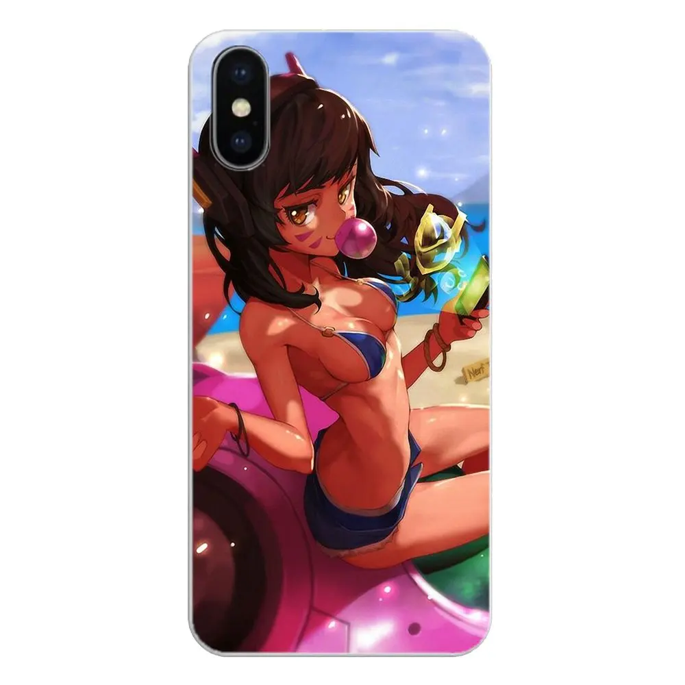 Для Xiaomi Mi A1 A2 5X6X8 lite SE Pro Max Mix 2 2S 3 Mi5 Mi5S OVERWATCH D. va художественный принт обои мягкие