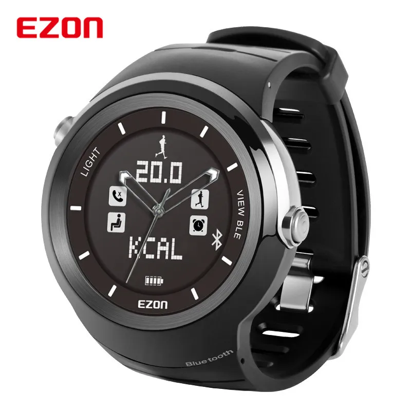 Известные торговые марки EZON S3 шагомер калорий часы женщины мужчины bluetooth смарт