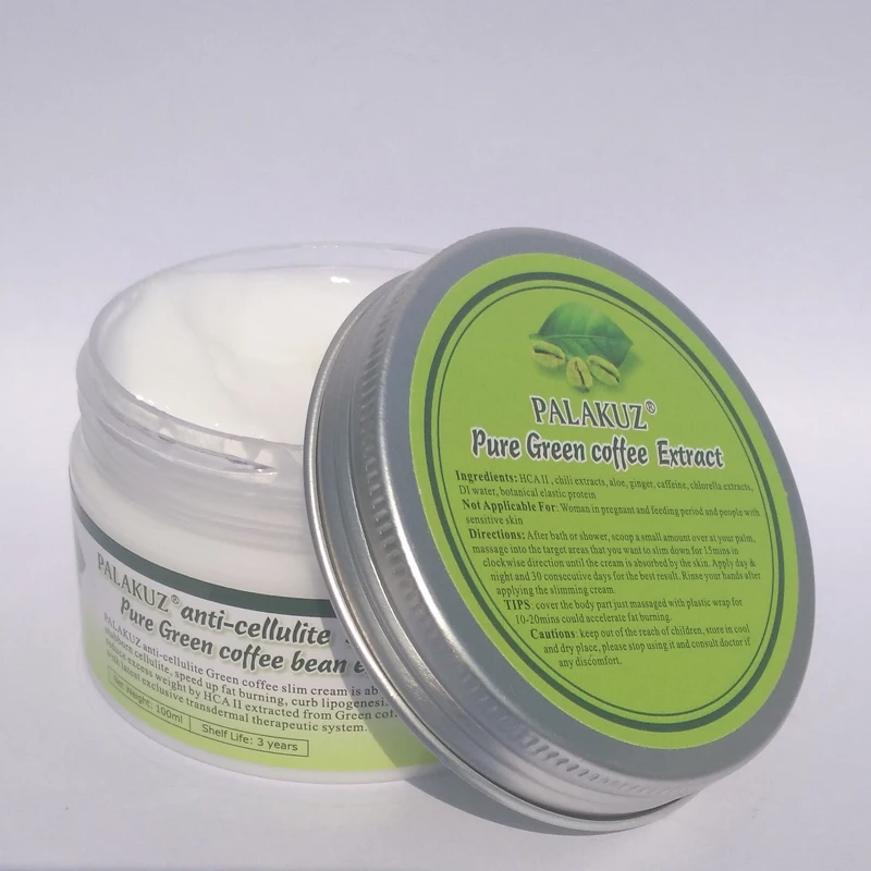 2 флакона крем для похудения с экстрактом зеленого кофе в зернах Лучший Крем