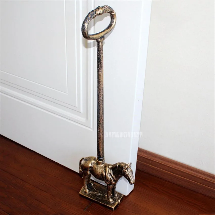 European Modern Dog Horse Cute Door Stops Cartoon Creative Iron Metal Security Stopper Holder Catcher Furniture Hardware | Обустройство