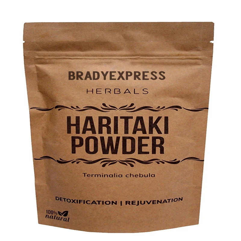 

Herbals Haritaki Powder - 100% Pure Premium Quality Organic Myrobalan Harde Free Shipping