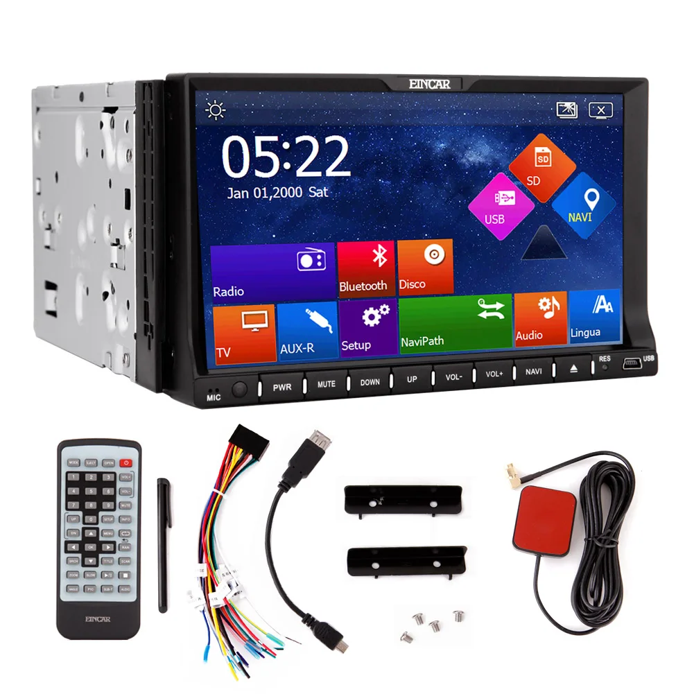 GPS Navi In Dash автомобильный DVD плеер стерео Универсальный двойной Din аудио видео iPod