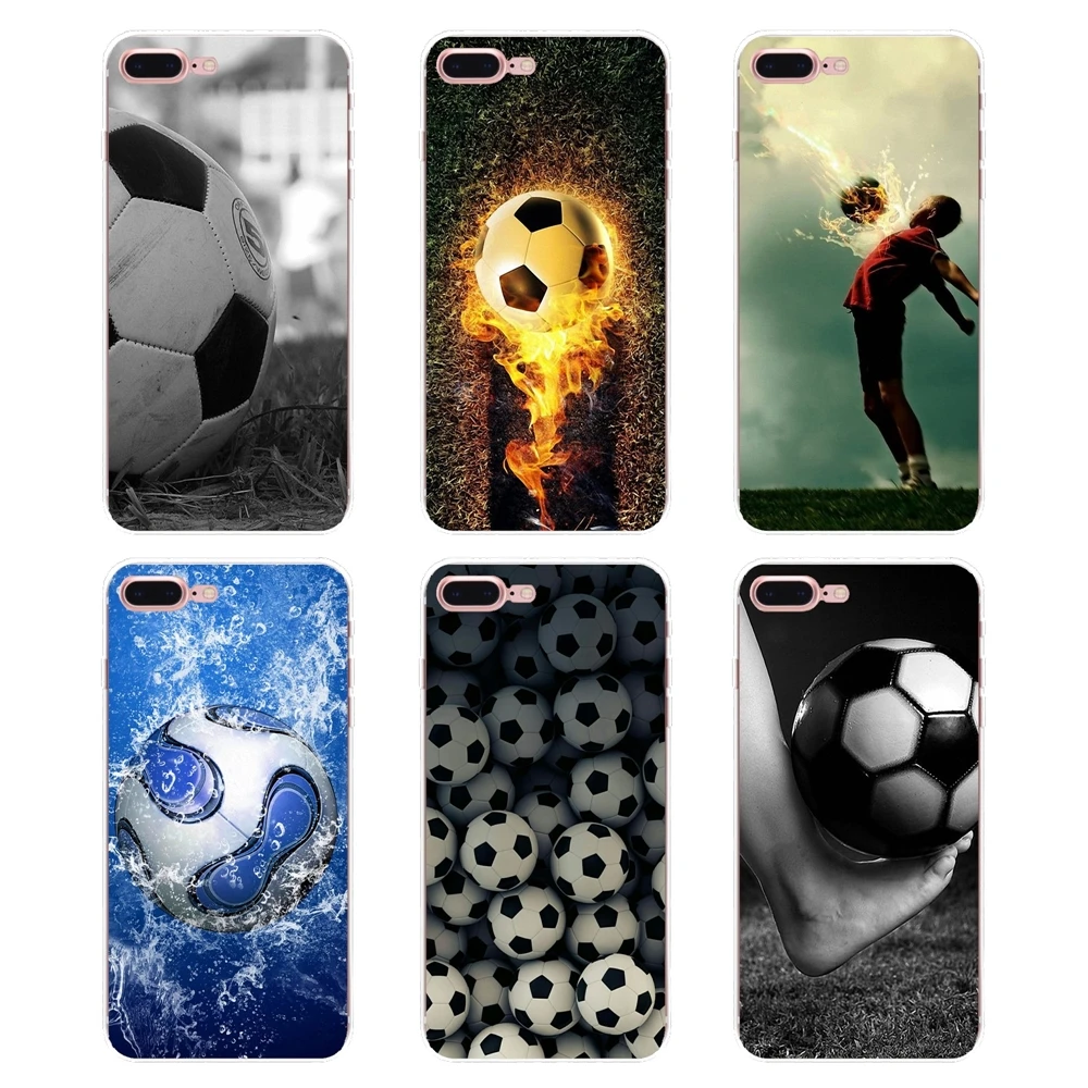 football soccer ball design Silicone Phone Cover Bag For Huawei Honor 5A LYO-L21 Y6 II Compact Y5 2 Y5II Mate 10 Lite Nova 2i 9i |