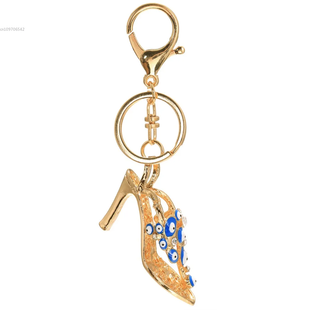 Fashion High Heel Pandent Keychain Rhinestone Key Rings with Trigger Clip Decor | Украшения и аксессуары